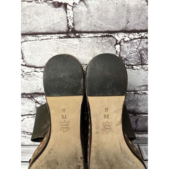 Donald Pliner Shera Copper Metallic Straps Cork Wedge Sandals Women 7.5M US/38EU - Picture 14 of 16